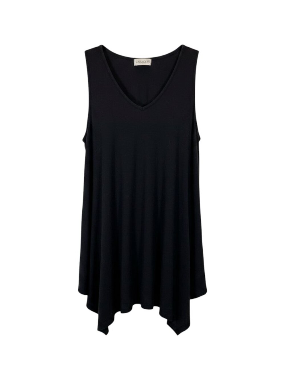 LARACE Black Tunic Top XL